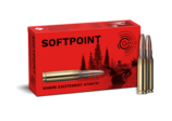 Frontview of ammunition and packaging of GECO .308 Win. SOFTPOINT 11,0g