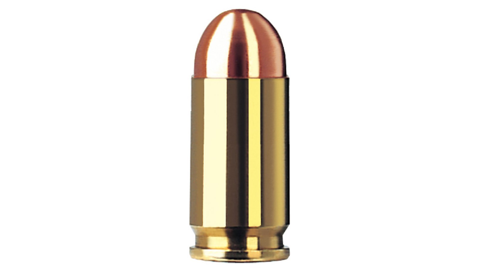 Single bullet view of GECO 9 mm Makarov Full Metal Jacket 6,15g