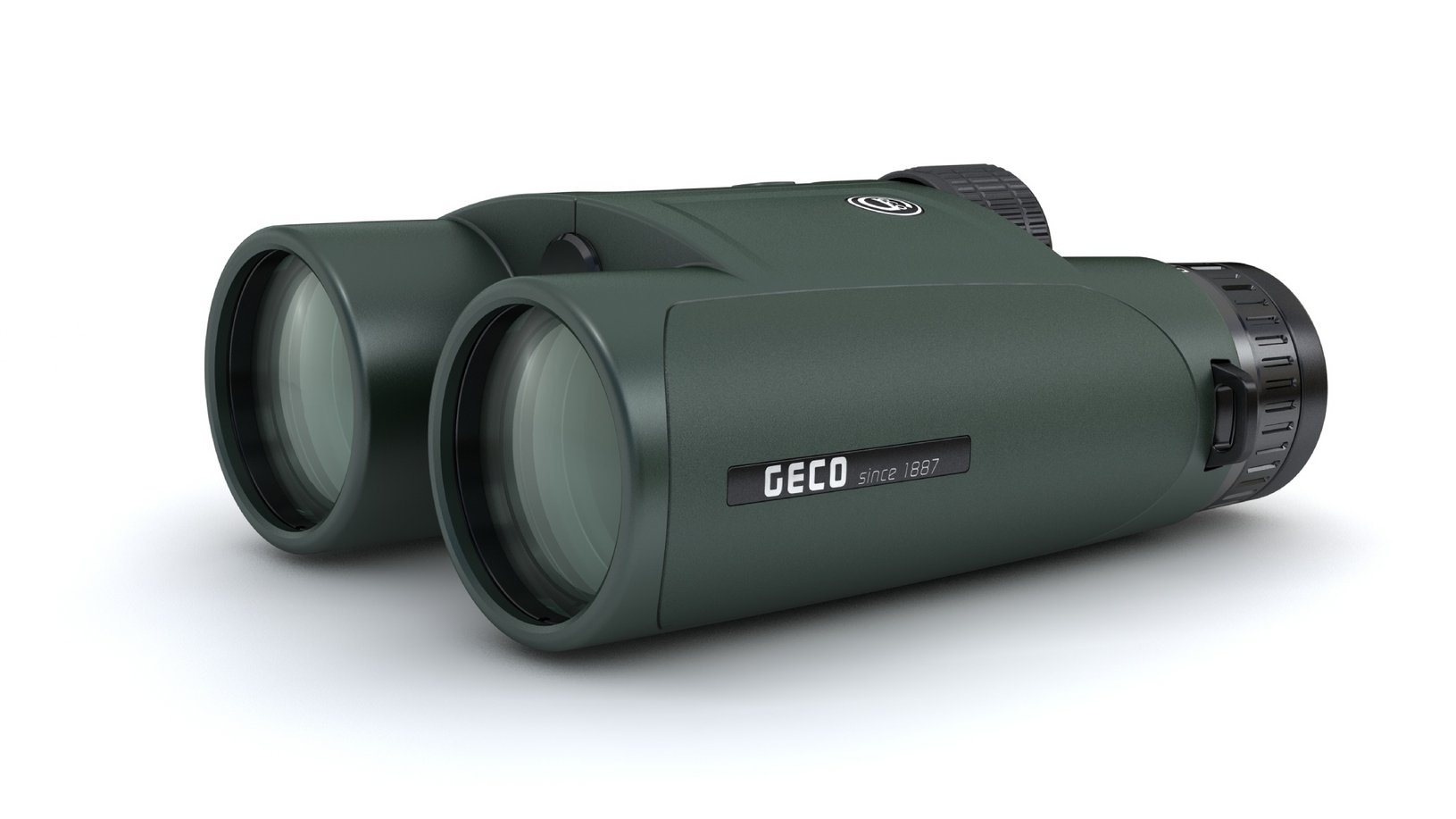 Image of the GECO Binocular Rangefinder 10x50 Green in lying position