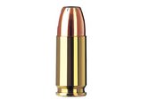 Single bullet view of GECO 9mm Luger Jacketed Hollow Point 8,0g
