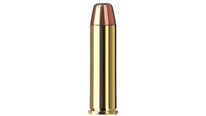 Single bullet view of GECO .357 Magnum Jacketed Hollow Point 10,2g