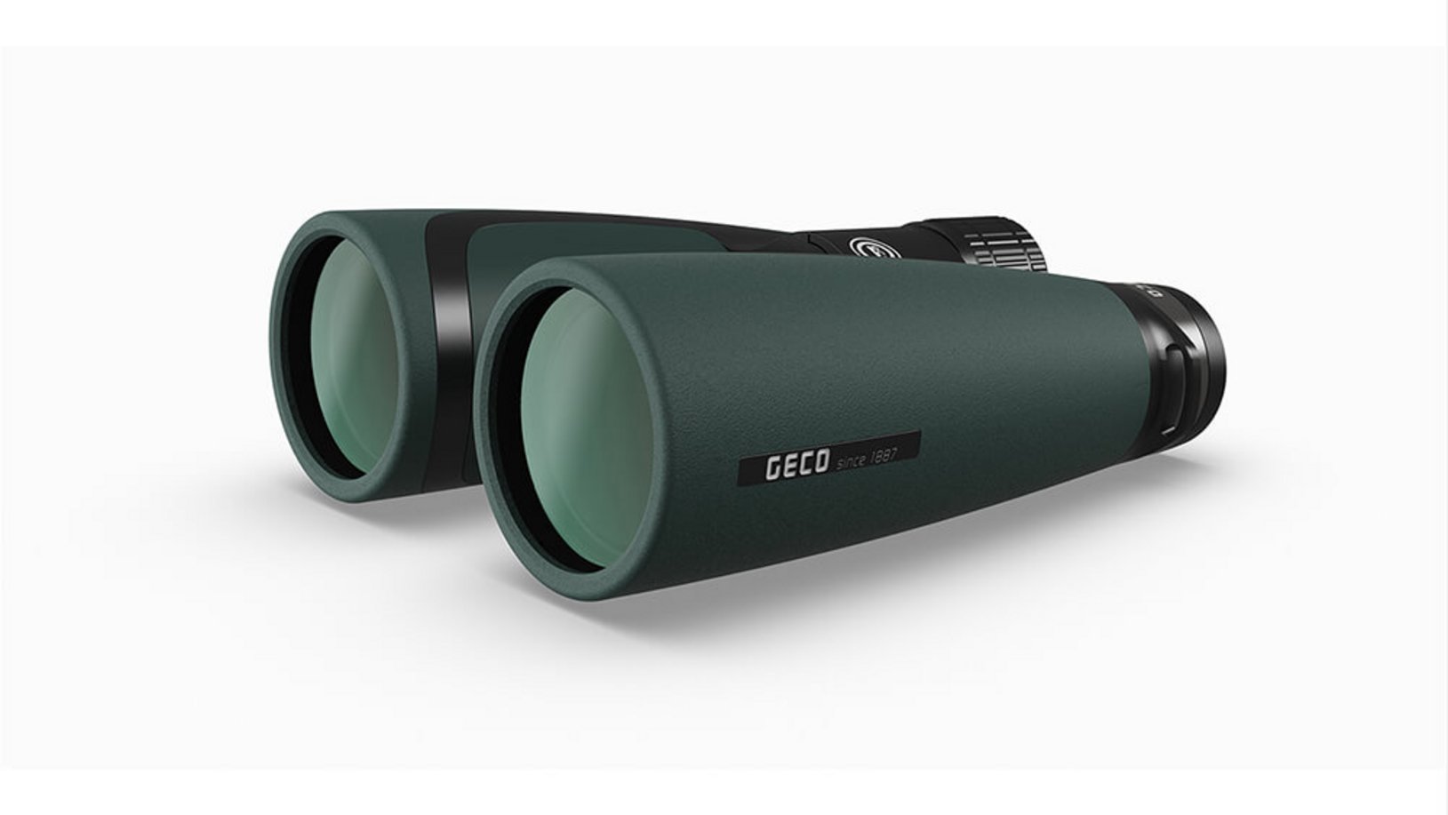 Image of the GECO Binocular 8x56 Green in standing position