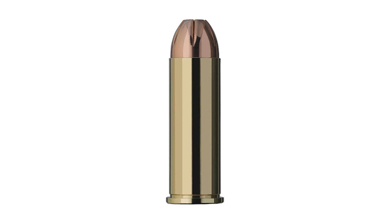 Single bullet view of GECO .44 Rem. Mag. Hexagon 19,4g