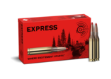 Frontview of ammunition and packaging of GECO .243 Win. EXPRESS 4,9g