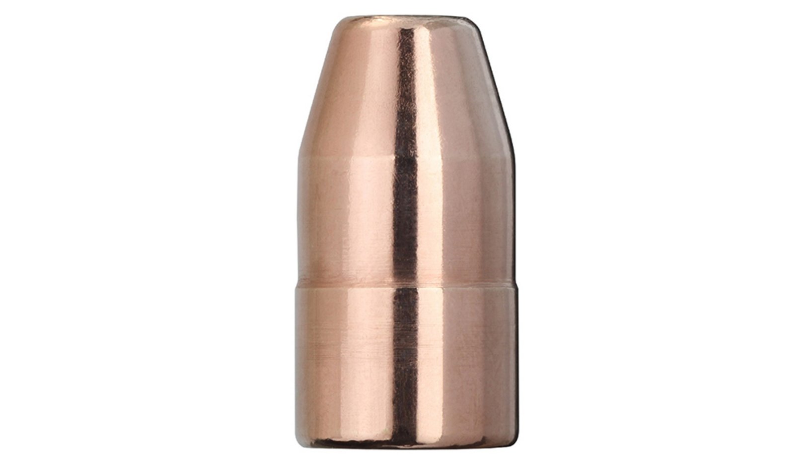 Frontview of ammunition of GECO FULL METAL JACKET FLAT NOSE 10,0g