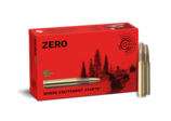 Frontview of ammunition and packaging of GECO .30-06 ZERO 8,8g