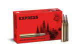 Frontview of ammunition and packaging of GECO .300 Win. Mag. EXPRESS 10,7g
