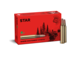 Frontview of ammunition and packaging of GECO .300 Win. Mag. STAR 10,7g