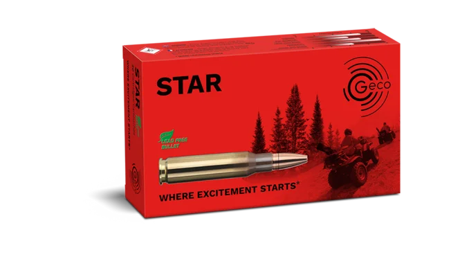 Image of the GECO STAR ammunition packaging 