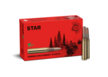 Frontview of ammunition and packaging of GECO .30-06 STAR 10,7g