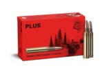 Frontview of ammunition and packaging of GECO .300 Win. Mag. PLUS 11,0g