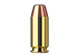 Single bullet view of GECO .40 S&W Full Metal Jacket Flat Nose 11,7g