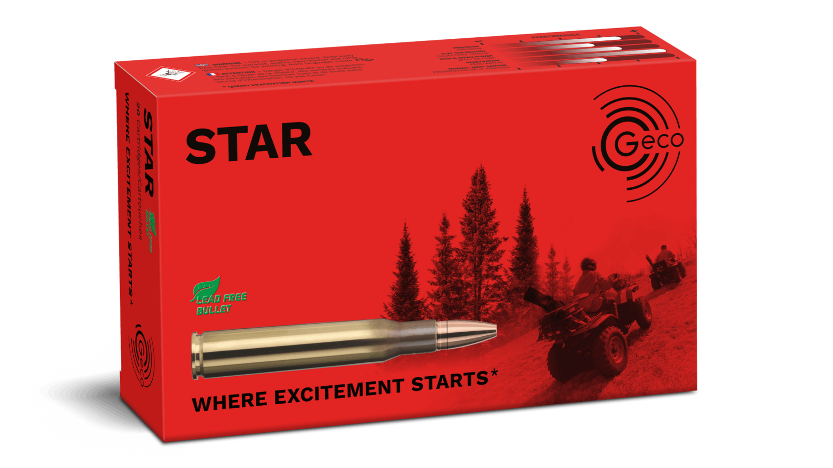 Package of the GECO 9,3x62 STAR