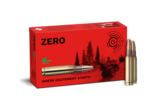 Frontview of ammunition and packaging of GECO .308 Win. ZERO 8,8g