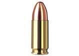 Single bullet view of GECO 9mm Luger Full Metal Jacket 8,0g