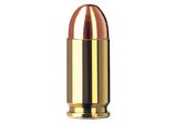Single bullet view of GECO  9 mm Browning short Full Metal Jacket 6,15g