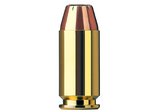 Single bullet view of GECO .45 AUTO Jacketed Hollow Point 14,9g