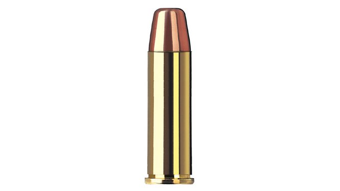 Single bullet view of GECO .38 Special Full Metal Jacket Flat Nose 10,2g