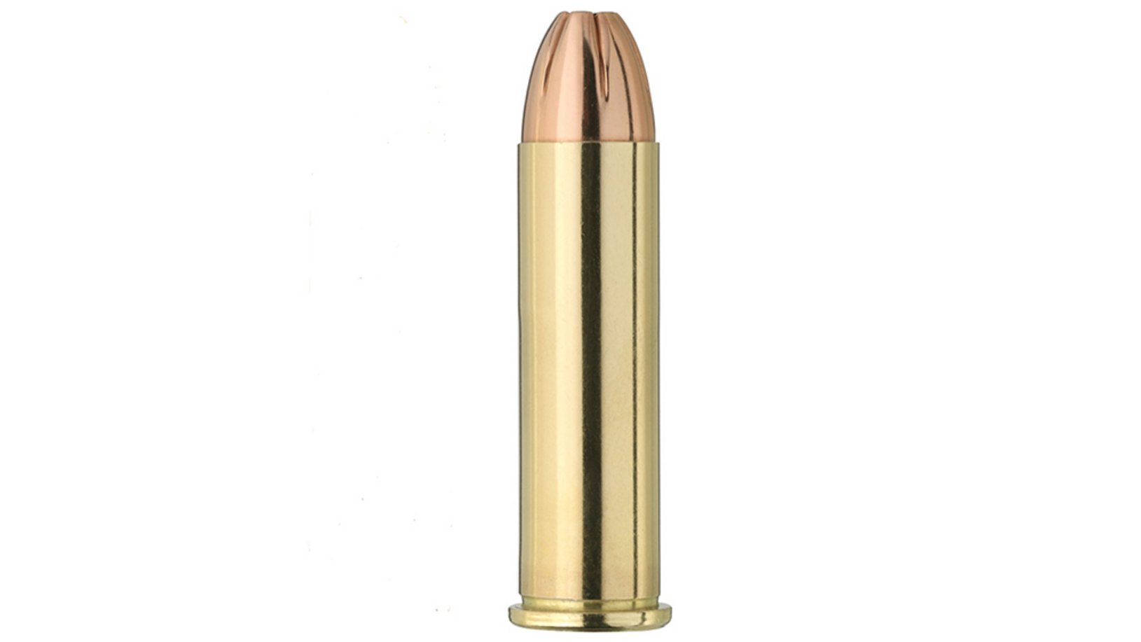 Single bullet view of GECO .357 Magnum Hexagon 11,7g