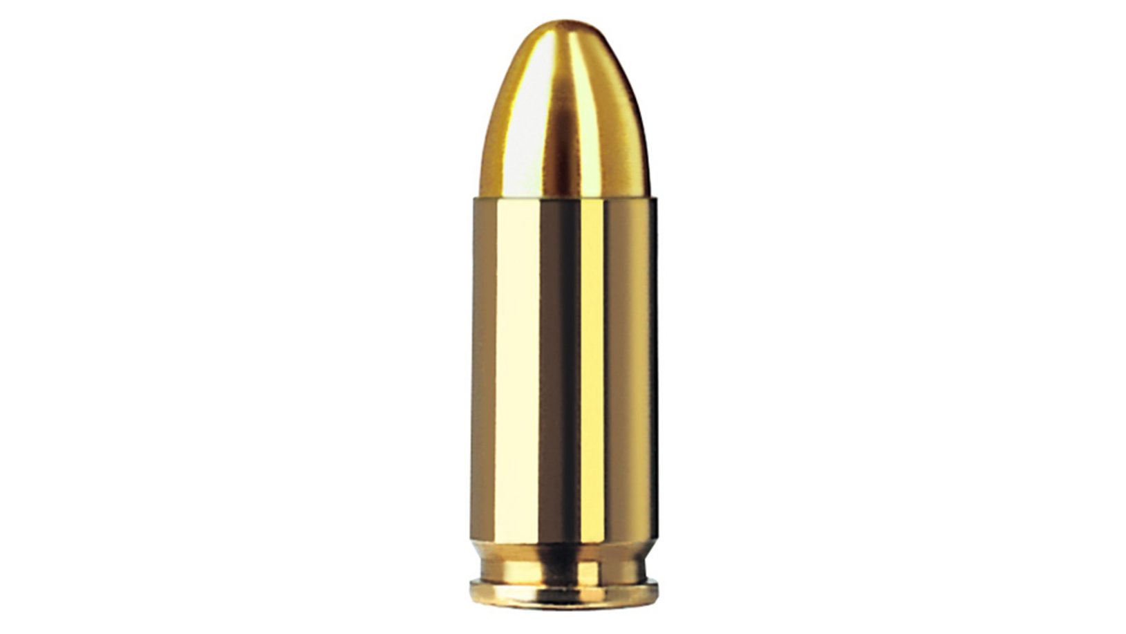 Single bullet view of GECO 9x21 Full Metal Jacket 8,0g