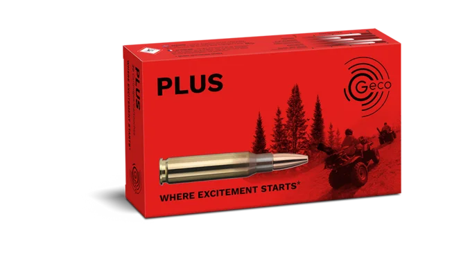 Image of the GECO PLUS ammunition packaging 