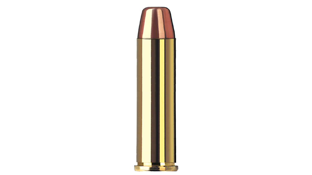 Cartridge of GECO .357 Magnum Full Metal Jacket Flat Nose 10,2g Single bullet view of GECO .357 Magnum Full Metal Jacket Flat Nose 10,2g