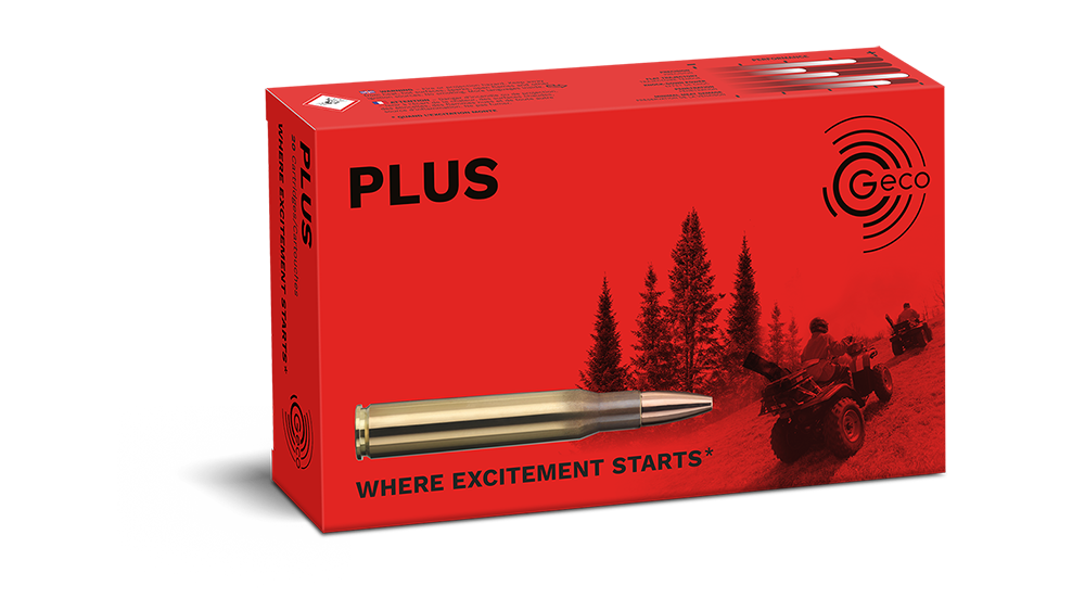 Frontview of packaging of GECO 6,5x55 SE PLUS 10,1g