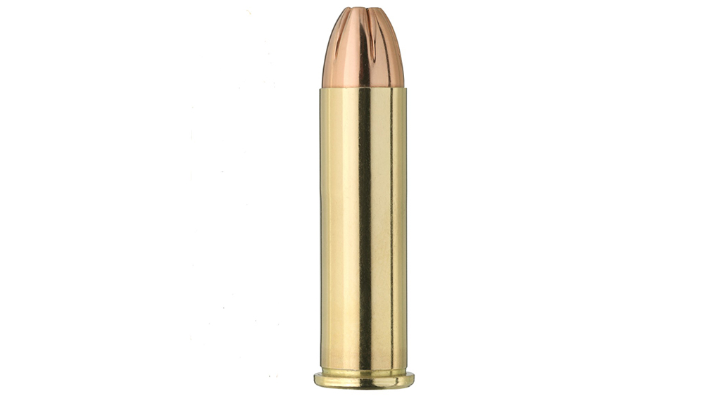 Cartridge of GECO .357 Magnum Hexagon 11,7g Single bullet view of GECO .357 Magnum Hexagon 11,7g