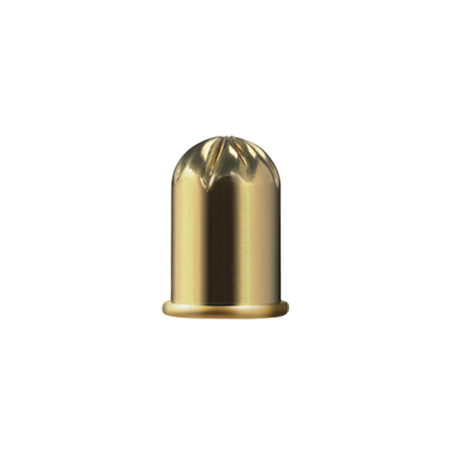 Cartridge view of GECO 9mm R BLANC (RK)